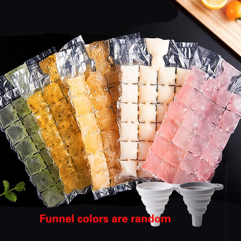 10-100Pcs Ice Mold Bags Disposable Ice-Making Bags Freezing Maker Ice Cube  Bag Self-Seal Ice-making For Summer DIY Drinking