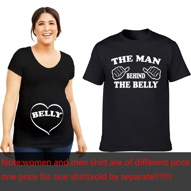 Pregnancy couple shirts Clearance