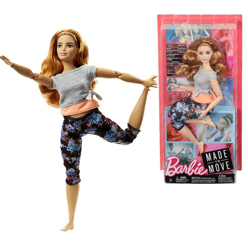 Original Barbie Made To Move Doll Body Articulation with