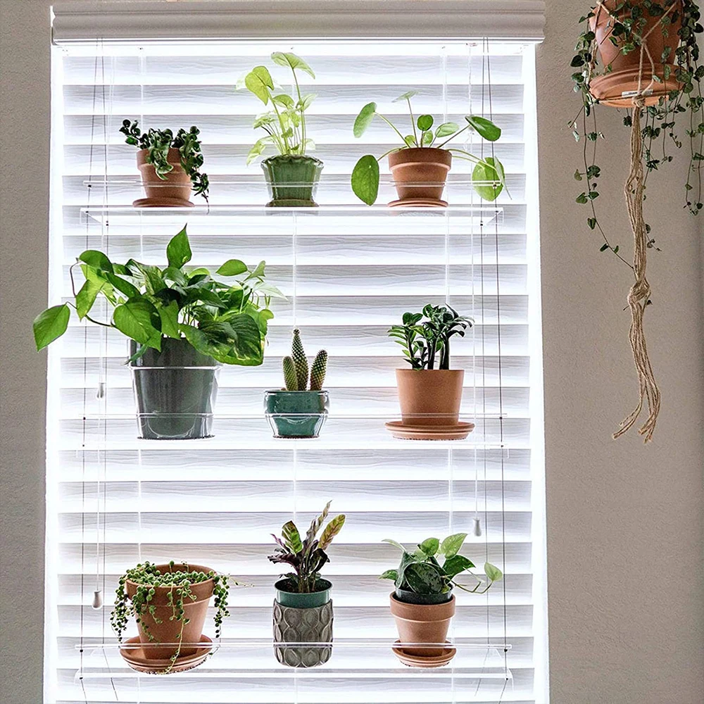 Купить Садовая мебель Window Plant Hanging Shelf Shelves Acrylic