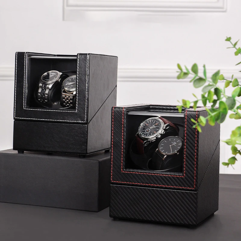 FRUCASE Double Watch Winder For Automatic Watches Watch Box USB Charging 2+0