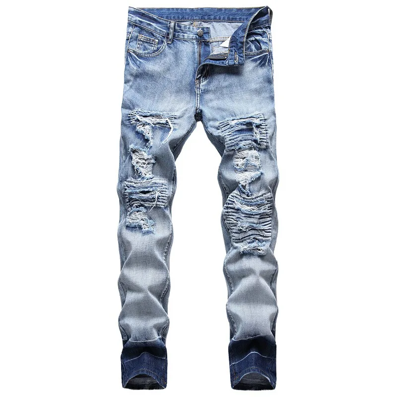Agora Tzin New Arrival Mens Cotton Ripped Hole Jeans Casual Slim Skinny White Black Jeans Men Trousers Fashion Male Hip Hop Denim Pants Agora Tzin New Arrival Mens Cotton Ripped Hole Jeans Casual Slim Skinny White Black Jeans Men Trousers Fashion Male Hip Hop Denim Pants