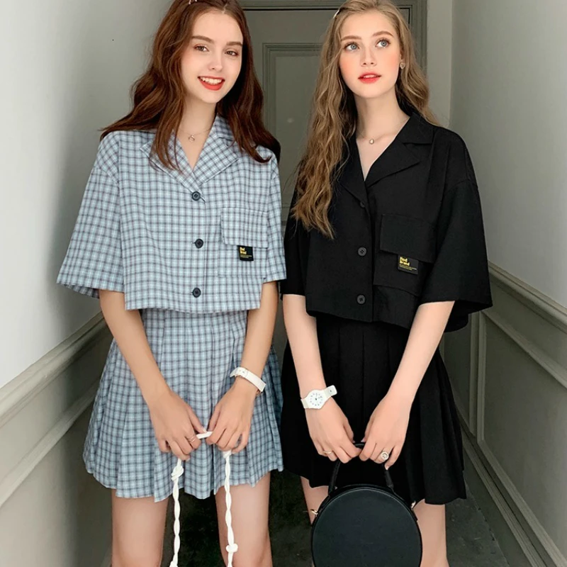 Button up shirt and skirt set Clearance