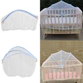 2022 Baby Cradle Bed Mesh Mosquito Net Foldable Summer Baby Arched Mosquitos Net Portable Crib Netting For Infant Babybett Cribs preview-6