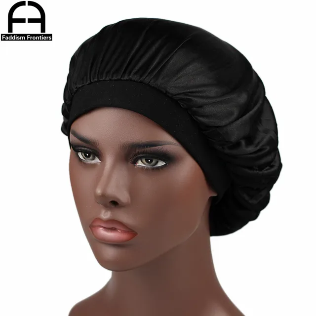 Women Big Size Beauty Silk Bonnet 
