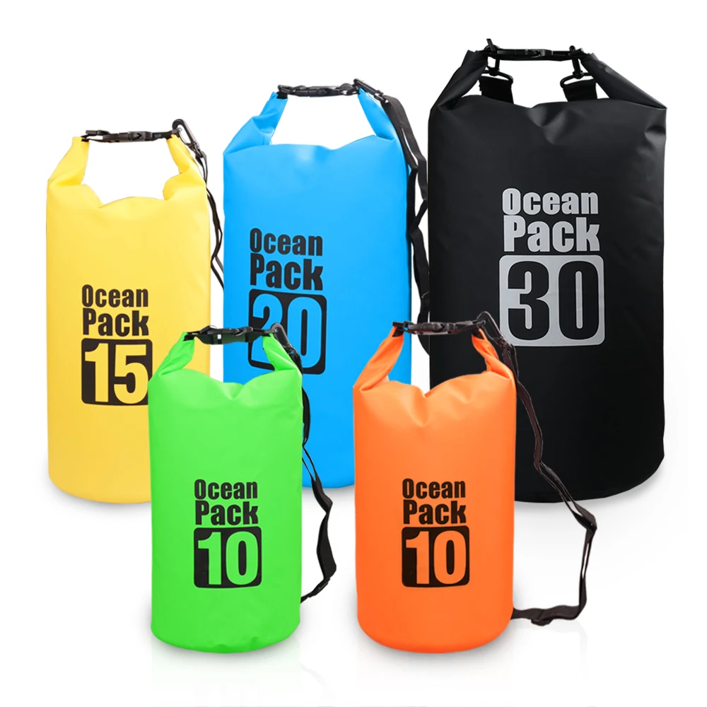 Outdoor Dry Waterproof Bag Dry Bag Sack Waterproof Floating Dry Gear Bags  For Boating Fishing Rafting