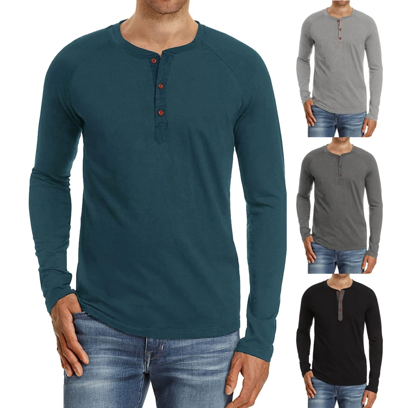 Henley t shirt full sleeves Clearance
