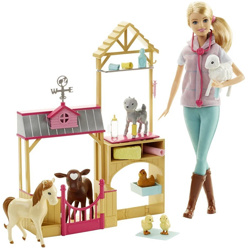 barbie animal rescuer playset