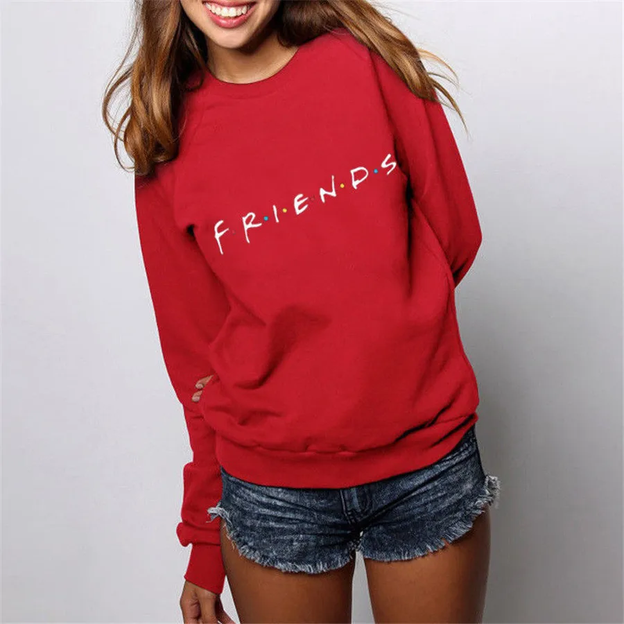 HOT SALE Womens Winter FRIENDS Letter 