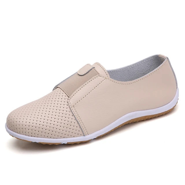 Sneakers Women Flat Shoes Genuine 
