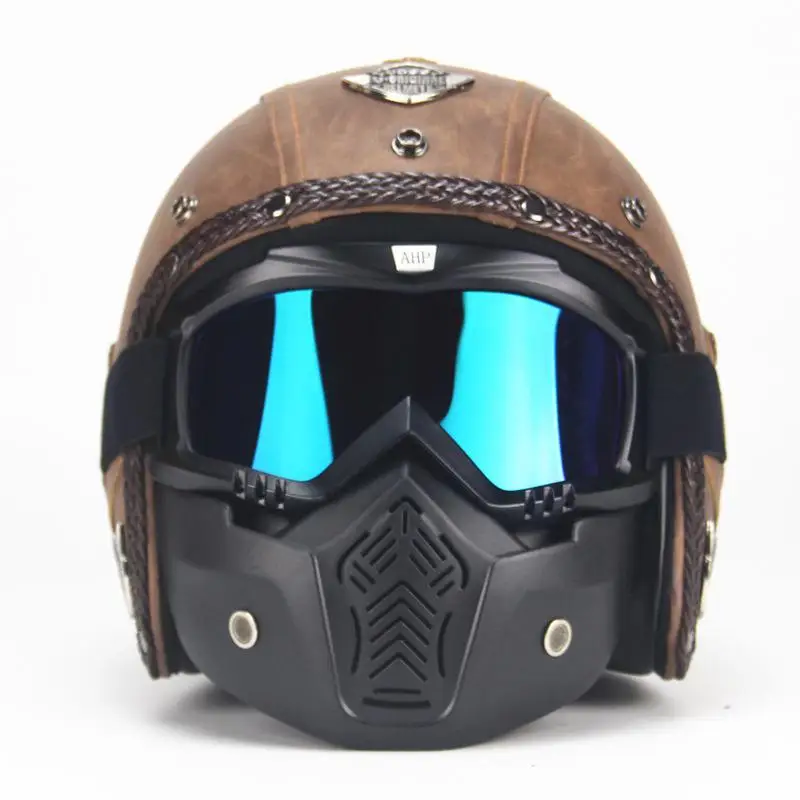 pu leather helmet