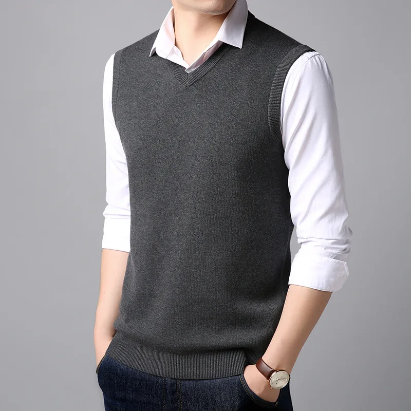 T-shirt for Male Tops Vest Sweater Tshirt