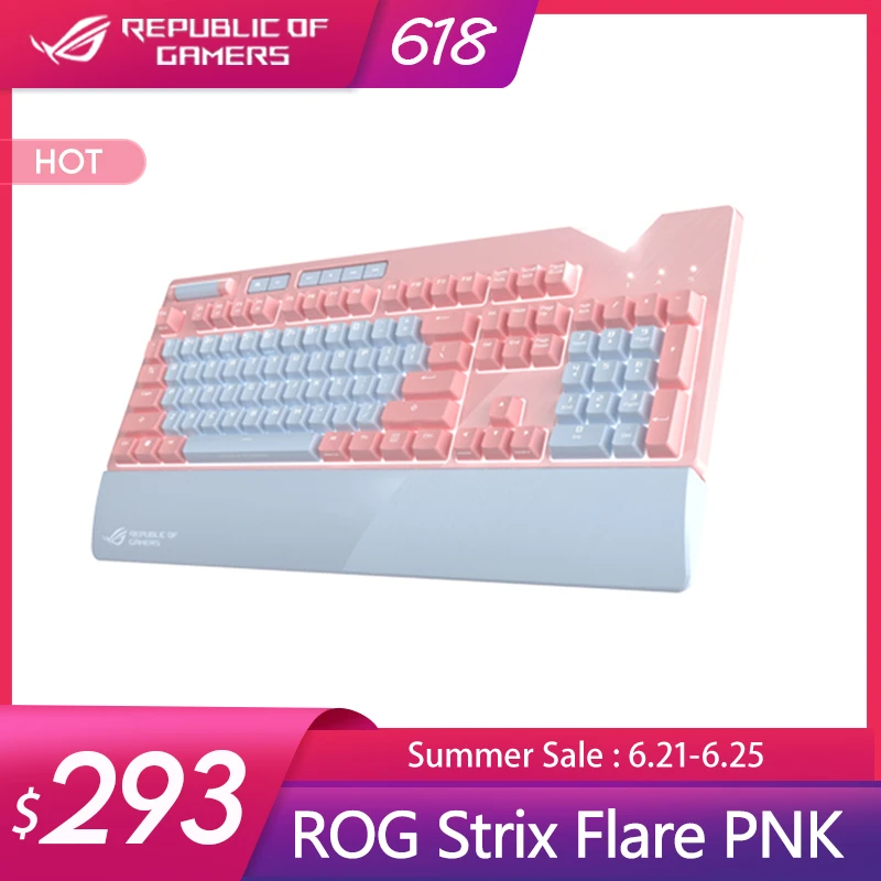 asus rog keyboard pink