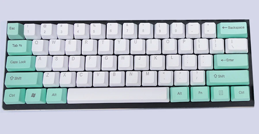 mint pbt keycaps