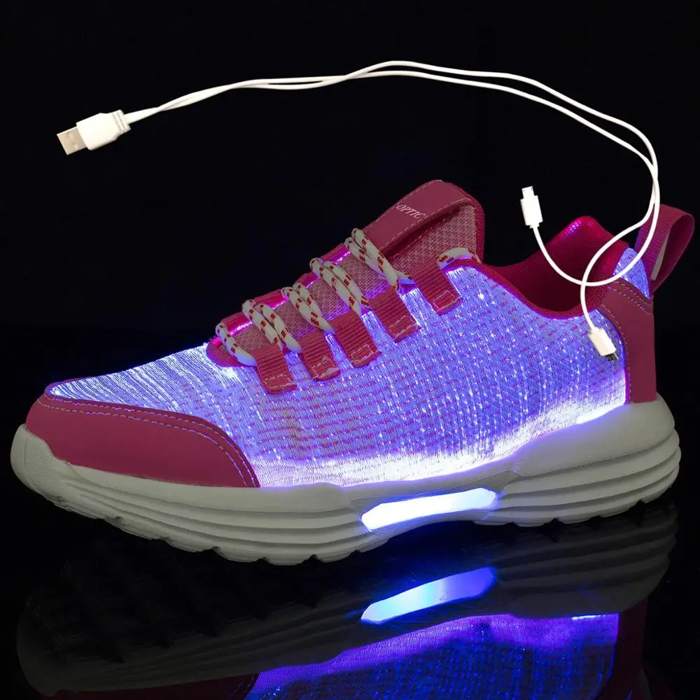 New LED Shoes Fiber Optic Shoes for 