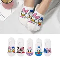 10 pieces = 5 pairs Korea Summer socks women Cartoon Animal bear mouse Socks Cute Funny Invisible cotton Ankle Socks Size 35-41 preview-3