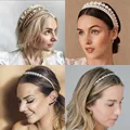 Modyle Fashion Big Pearl Headband For Women Girls Hair Hoop Vintage mujer Hairband New Hair Accessories Jewelry Headwear