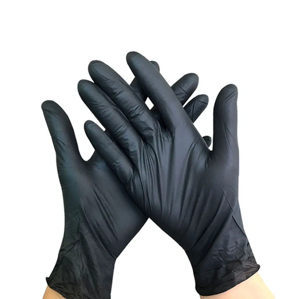 black food prep gloves