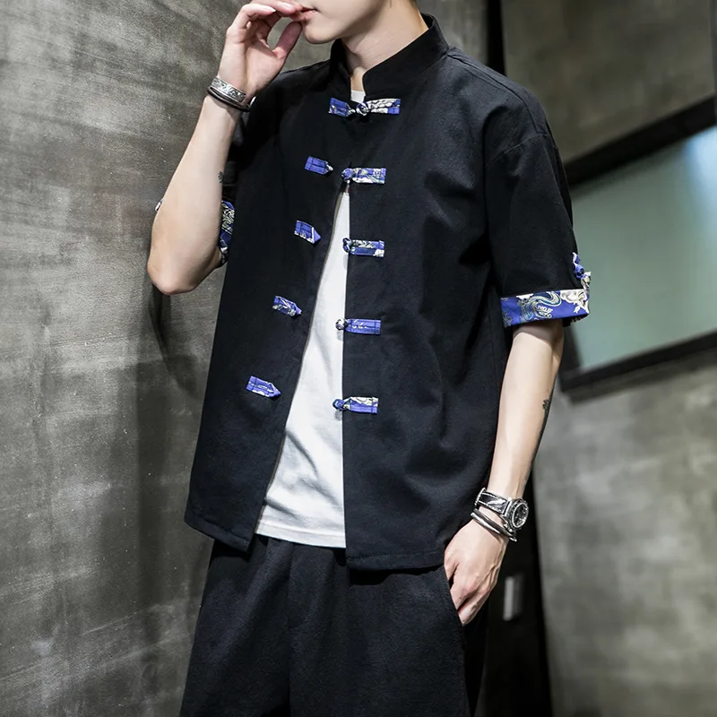Loose Casual Shirt Traditional Hanfu Shirts
