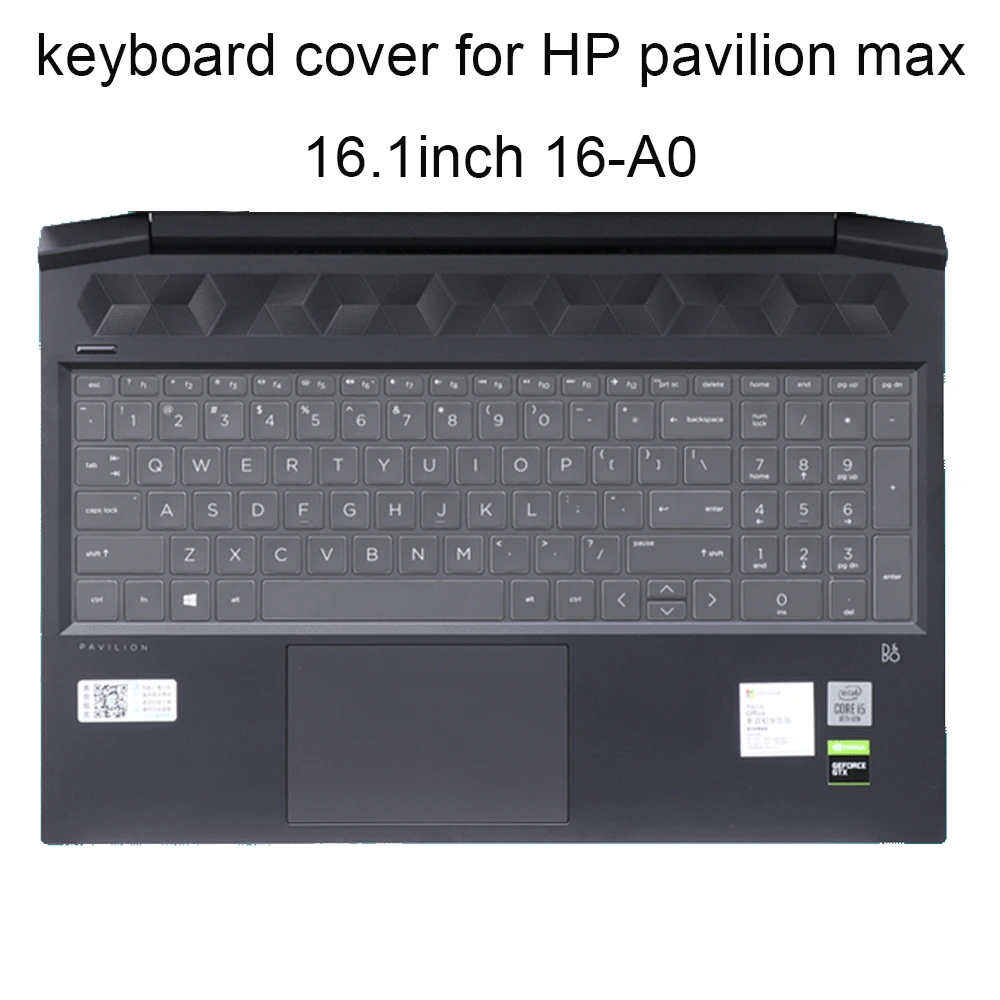 16-A0 Clear TPU Keyboard Covers for HP pavilion Gaming Laptop 16-A0001TX 16 a0644ng a0035nr 16.1 keyboards cover Protector film