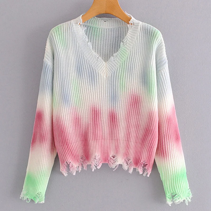GypsyLady Vintage Chic Colorful Sweater 