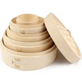 Bamboo Steamer Fish Rice Vegetable Snack Basket Set Kitchen Cooking Tools Cage or Cage Cover Cooking cookware cooking preview-2