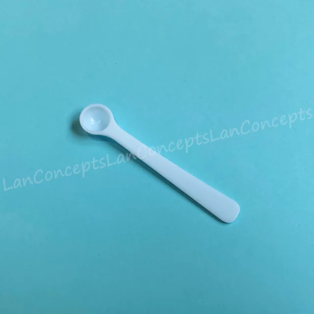 100pcs/lot 0.3ML Tiny Plastic Measuring Scoop 0.15 gram Measure