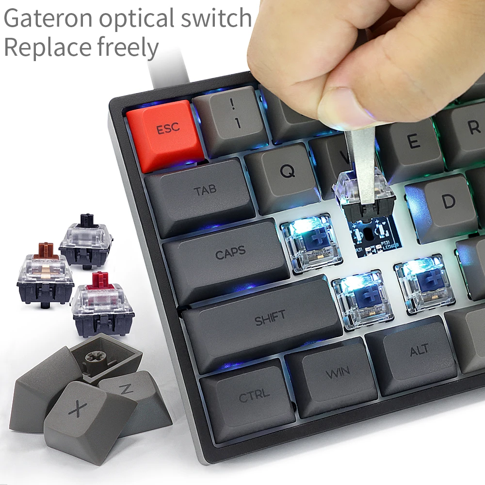 optical brown switch keyboard