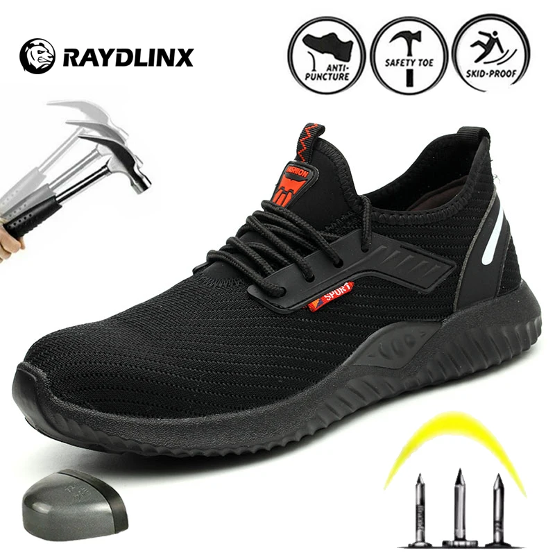 RAYDLINX Work Steel Toe Shoes Safety 