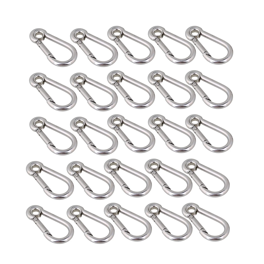 304 Stainless Steel Ring Hook  304 Stainless Steel Carabiner - 25pcs 10pcs  5pcs 304 - Aliexpress
