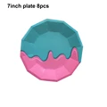 7inch Plate 8pcs