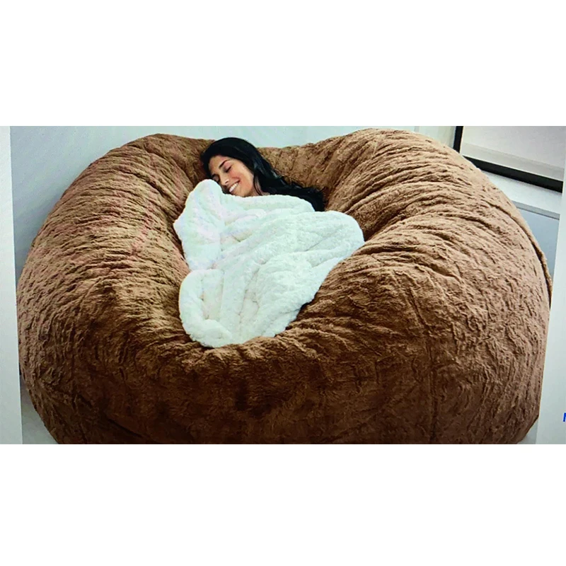 big brown bean bag