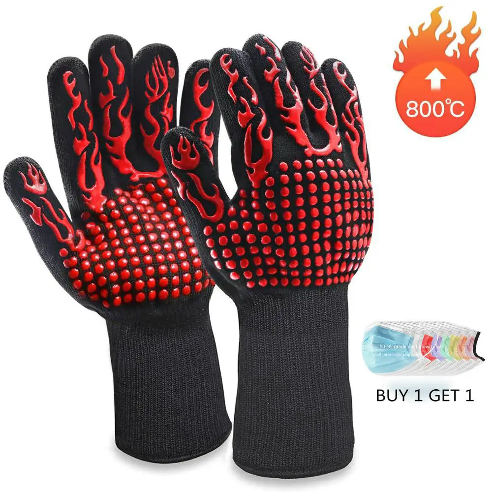 bbq fire gloves