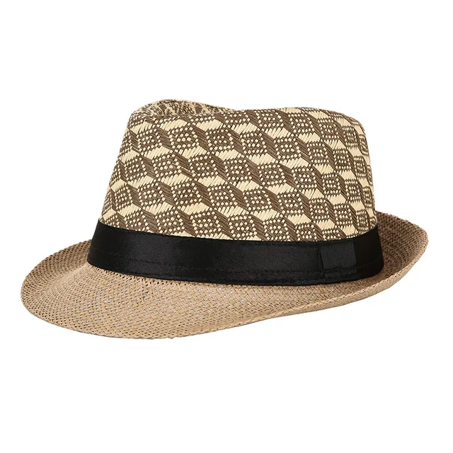 2019 men's summer beach hat linen 