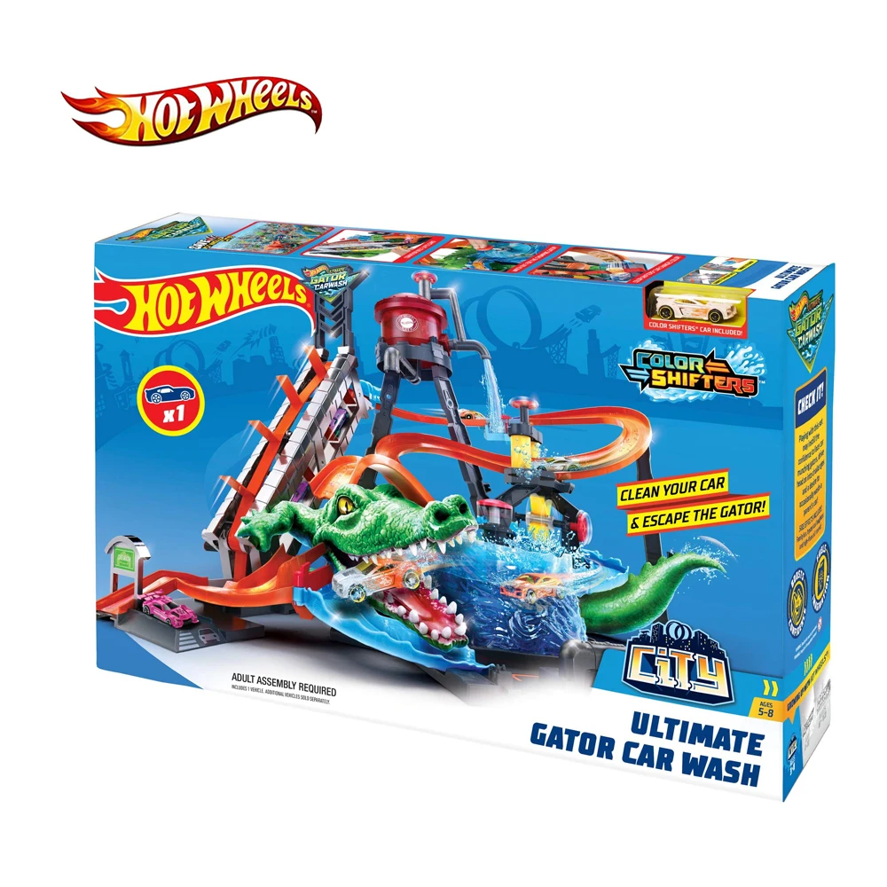 hot wheels city ultimate gator car wash