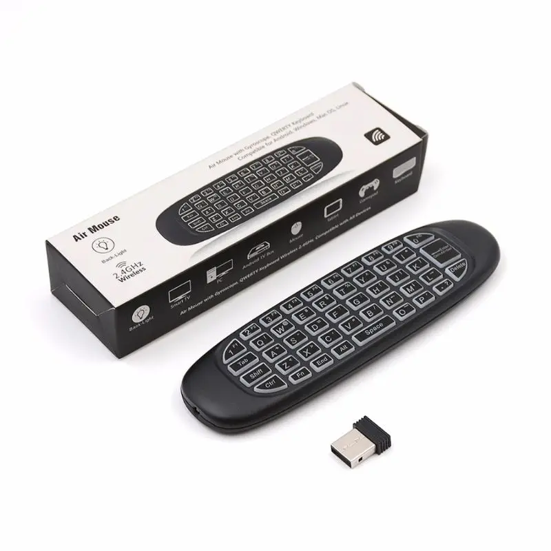 wireless smart remote air mouse and keyboard