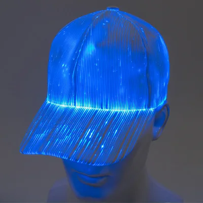 hat with built in flashlight