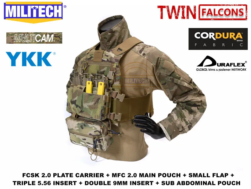 MILITECH FCSK Slickster Tactical Plate Carrier Loadout Set Deal With ...