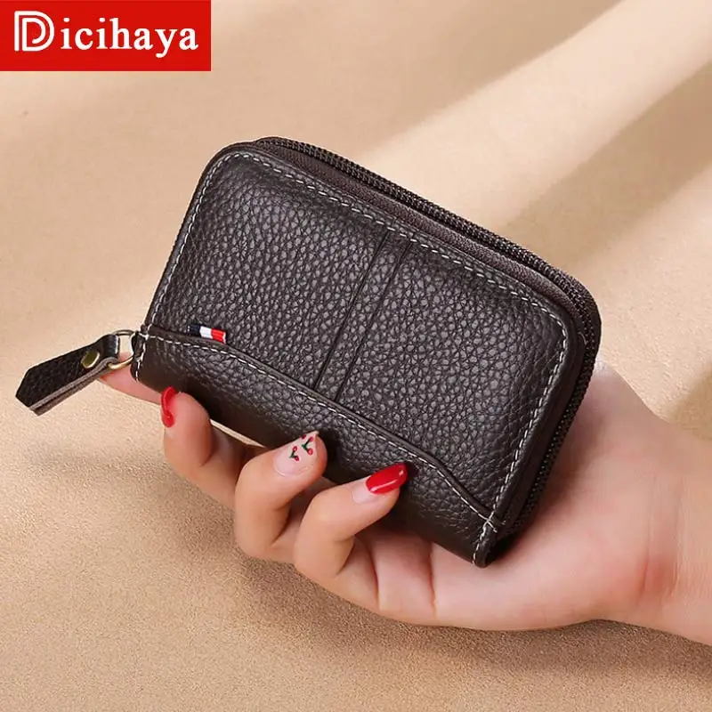card wallet zipper
