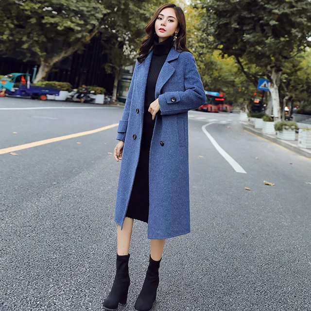 korean long wool coat