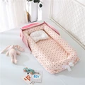 Portable Baby Nest Bed for Boys Girls Travel Bed Infant Cotton Cradle Crib Baby Bassinet Newborn Bed preview-6