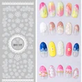 Elegant Florals Flowers Nails Art Manicure Water Decal Decorations Design Water Transfer Nail Sticker For Nails Tips Beauty preview-6
