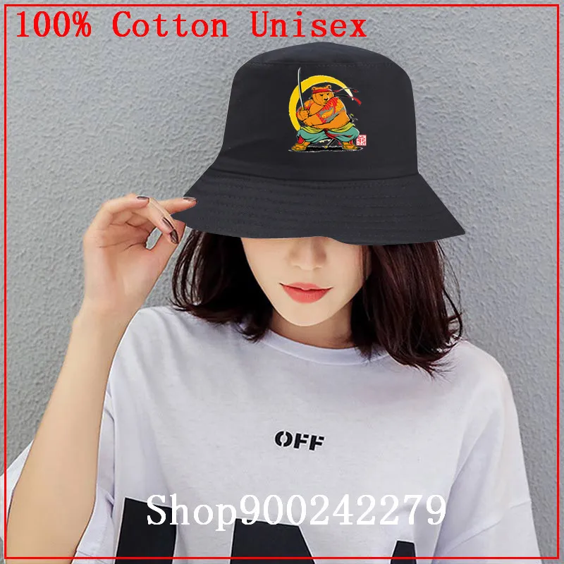 Yakuza Bear Samurai Logo Summer Hat 