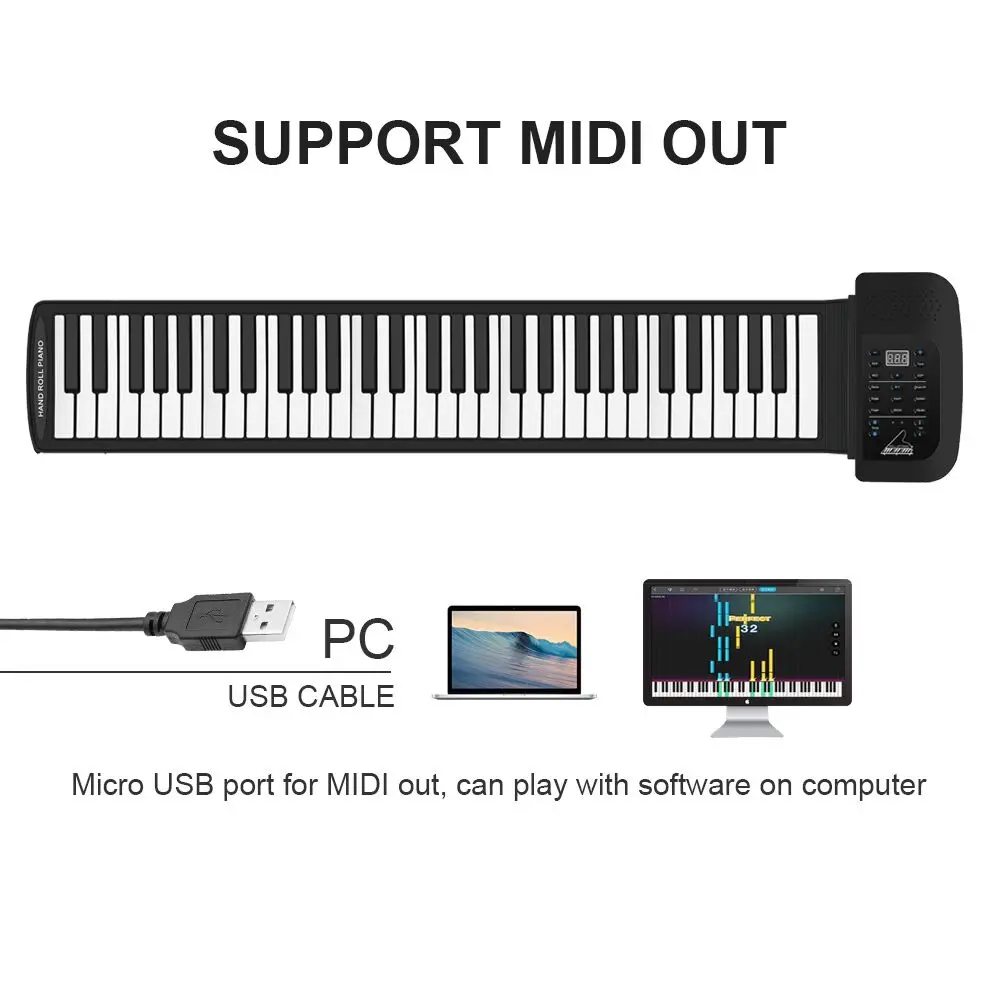 piano keyboard that plugs into computer