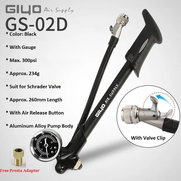 giyo air supply shock pump