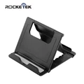 Rocketek מתכוונן מתכוונן טלפון סלולרי לוח שולחן מחזיק מעמד טלפון חכם טלפון נייד סוגר עבור iPad סמסונג iPhone 7 8 x