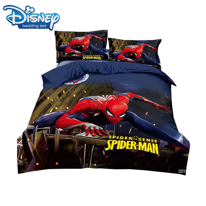 spiderman double bed quilt cover