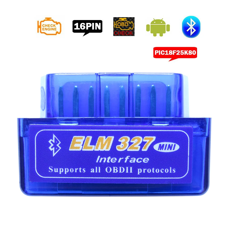 Obd2 Scanner  Elm327 Bluetooth V1.5 Car Diagnostic Tools ELM 327 V 1.5 OBD 2 Auto Code Reader Diagnostic-Scanner For Android-animated-img