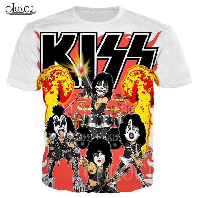 Kiss band t shirt ladies Clearance