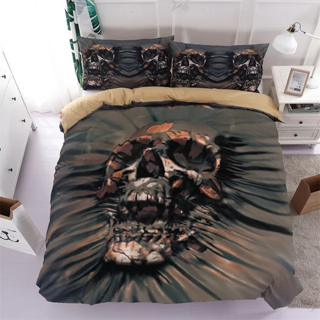 skull bed covers